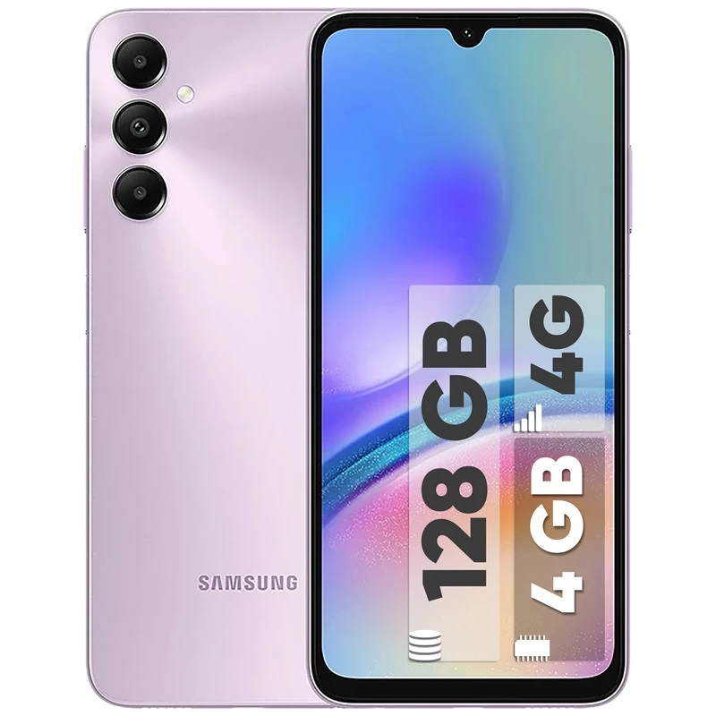 4 گوشی موبایل سامسونگ مدل Galaxy A05s دو سیم کارت ظرفیت 128 گیگابایت و رم 4 گیگابایت
